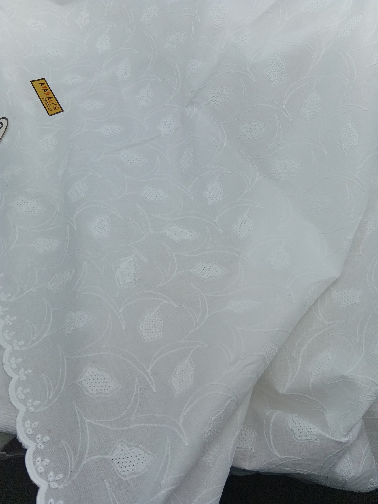 Premium Cotton Chikankari Full Size Chaddar