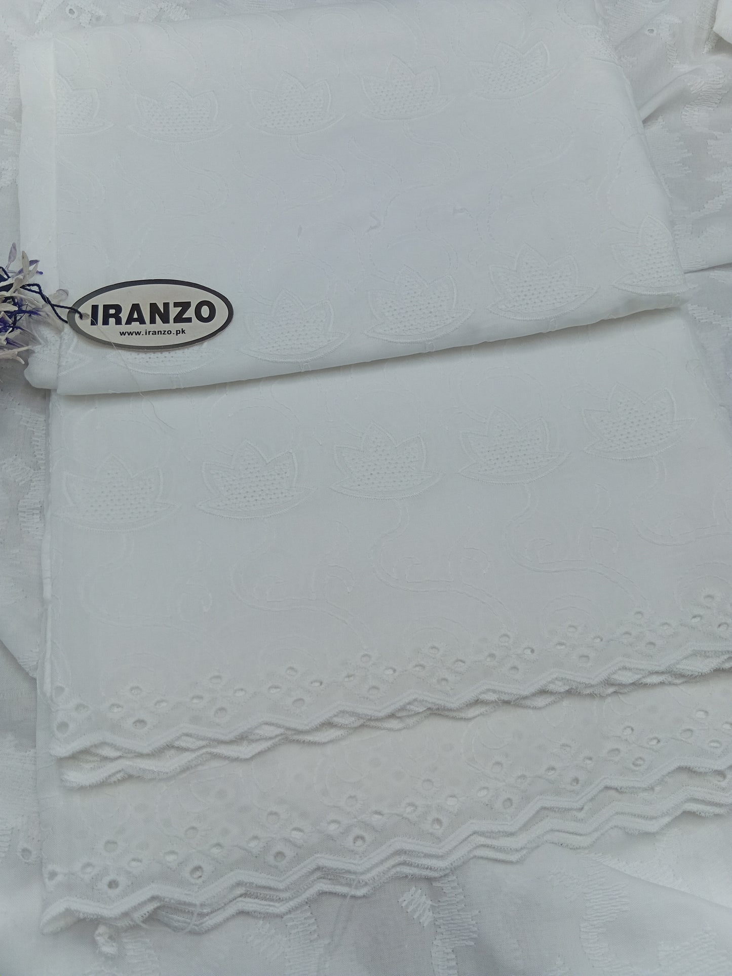 Premium Cotton Chikankari Full Size Chaddar