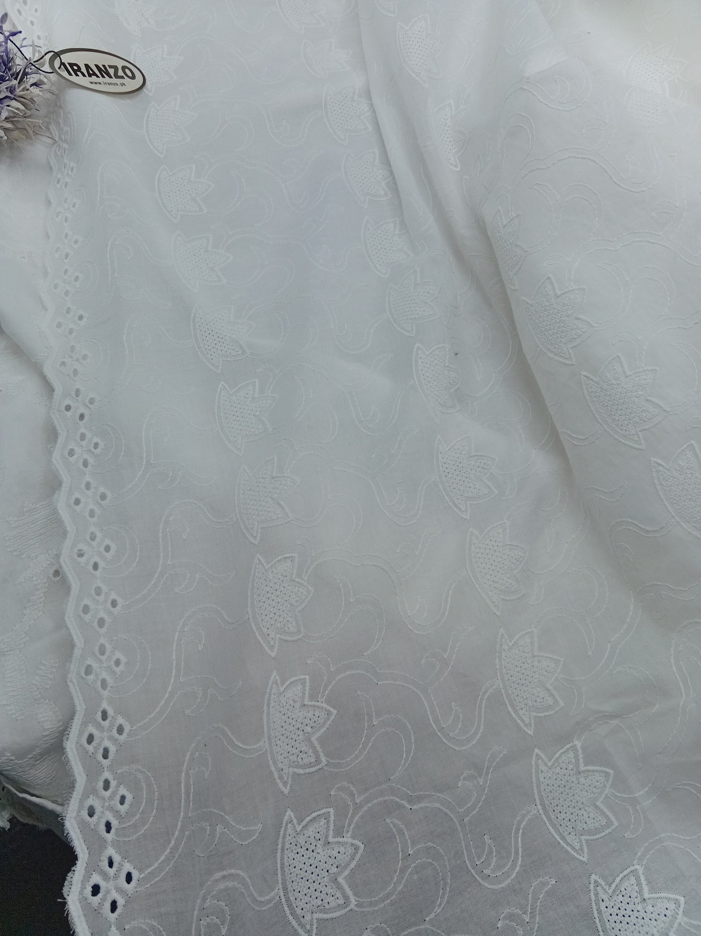 Premium Cotton Chikankari Full Size Chaddar