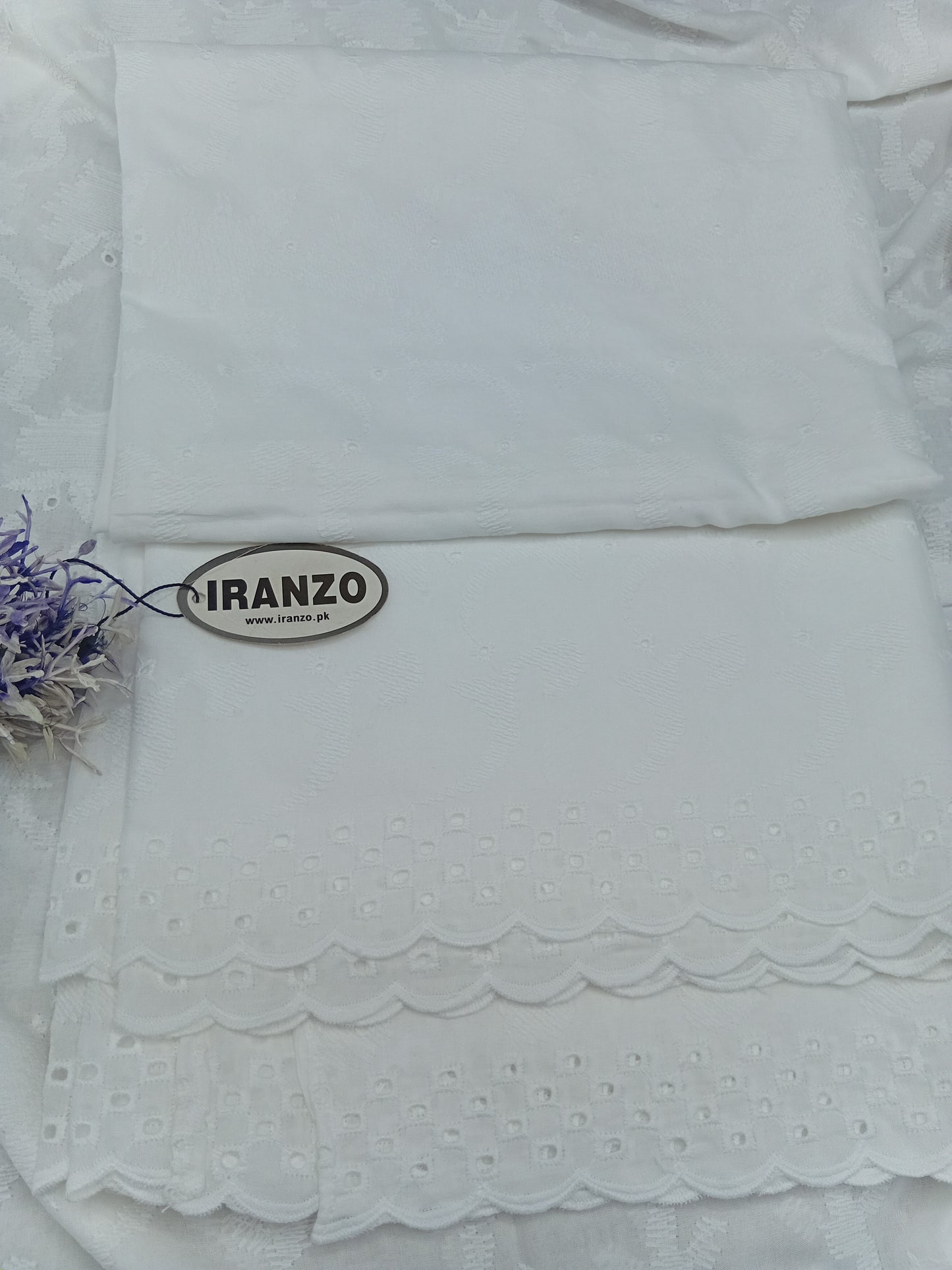 Premium Cotton Chikankari Full Size Chaddar