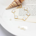 Clover Bracelet-White