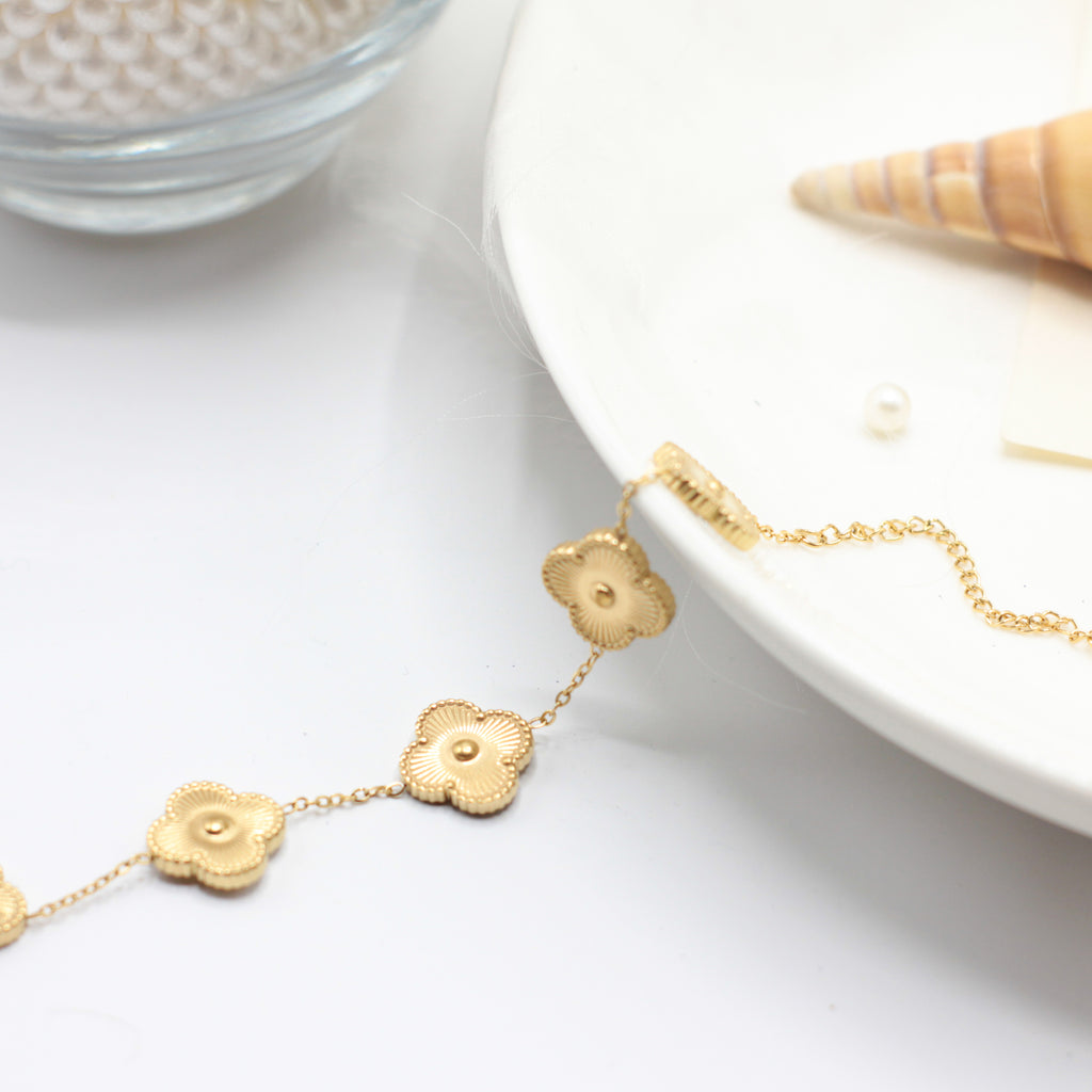 Golden Clover Bracelet