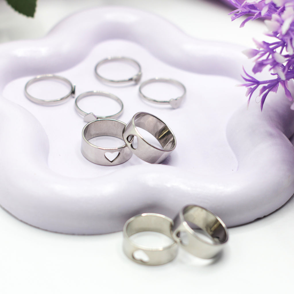 Silver Heart Ring
