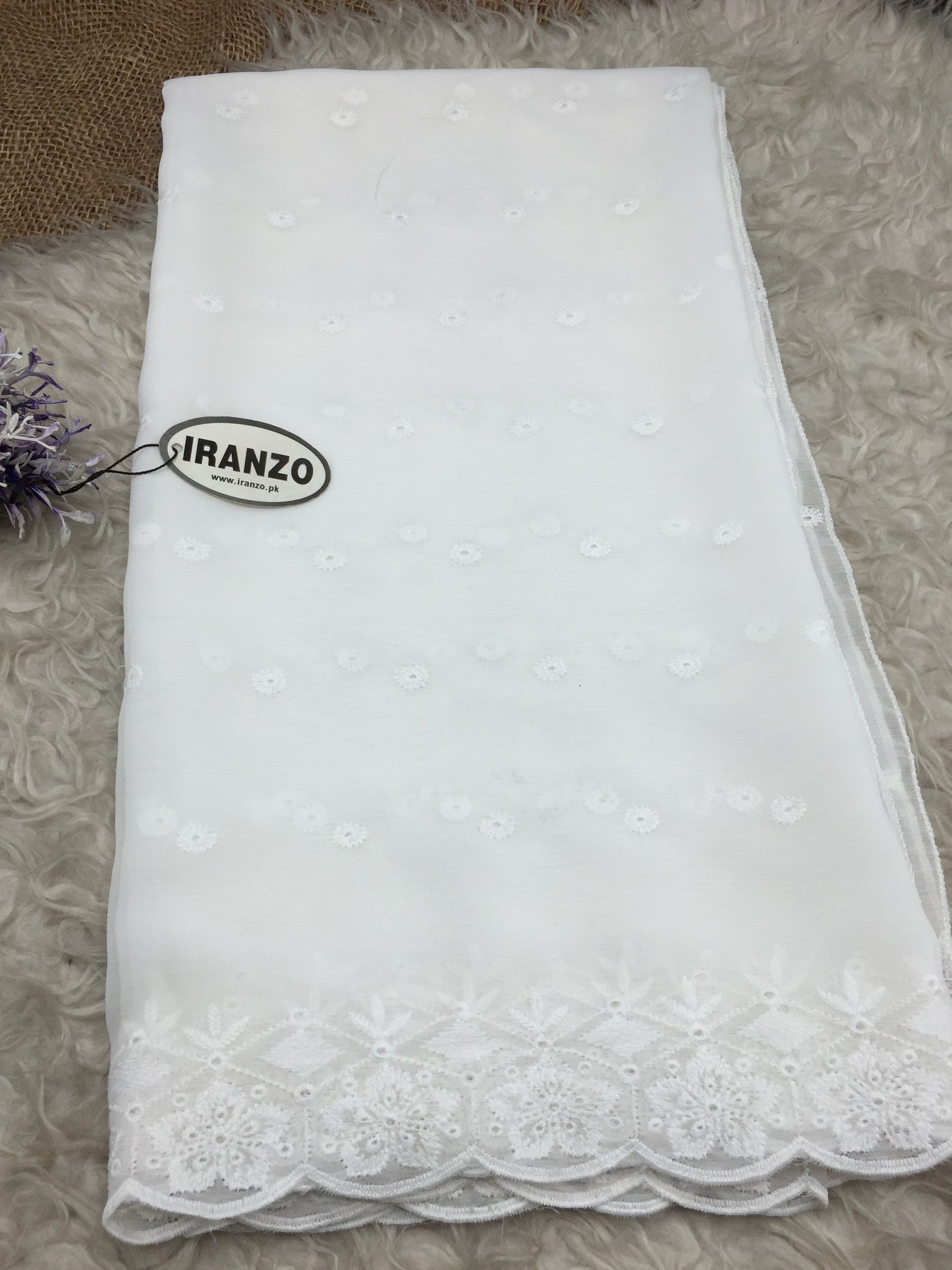 Embroidered Chiffon Dupatta