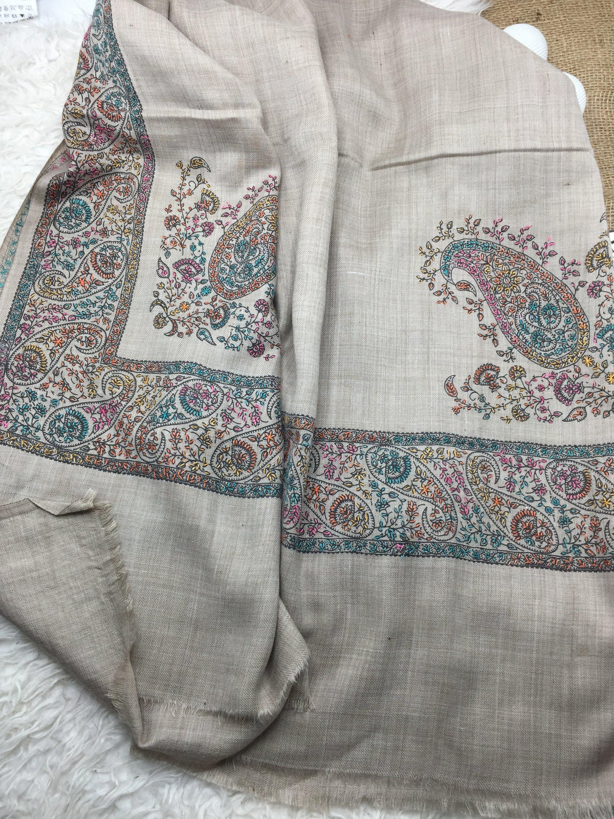 Hand Embroidered Winter Shawl