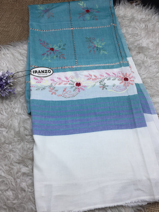 Premium Hand Embroidered Lawn Shawl
