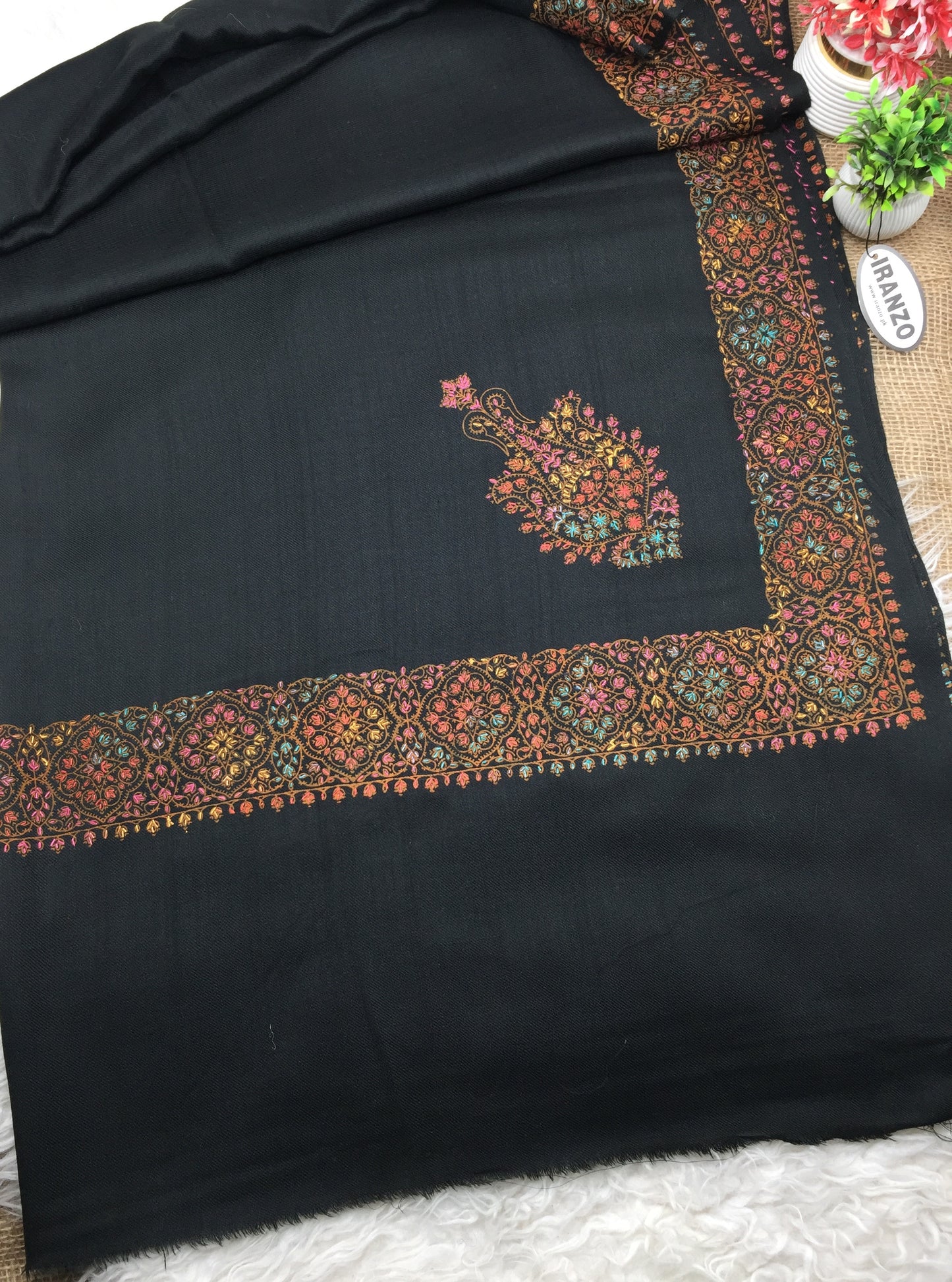 Hand Embroidered Winter Shawl