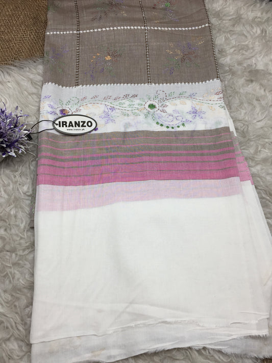 Premium Hand Embroidered Lawn Shawl