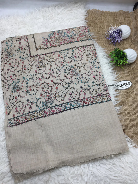 Hand Embroidered Winter Stole