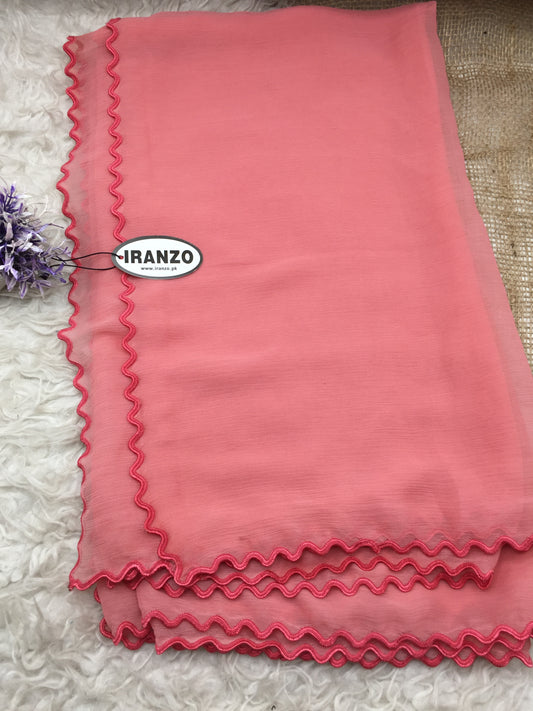 Four sided cut work dupatta