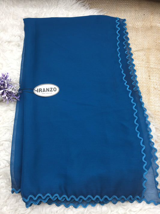 Four sided cut work dupatta