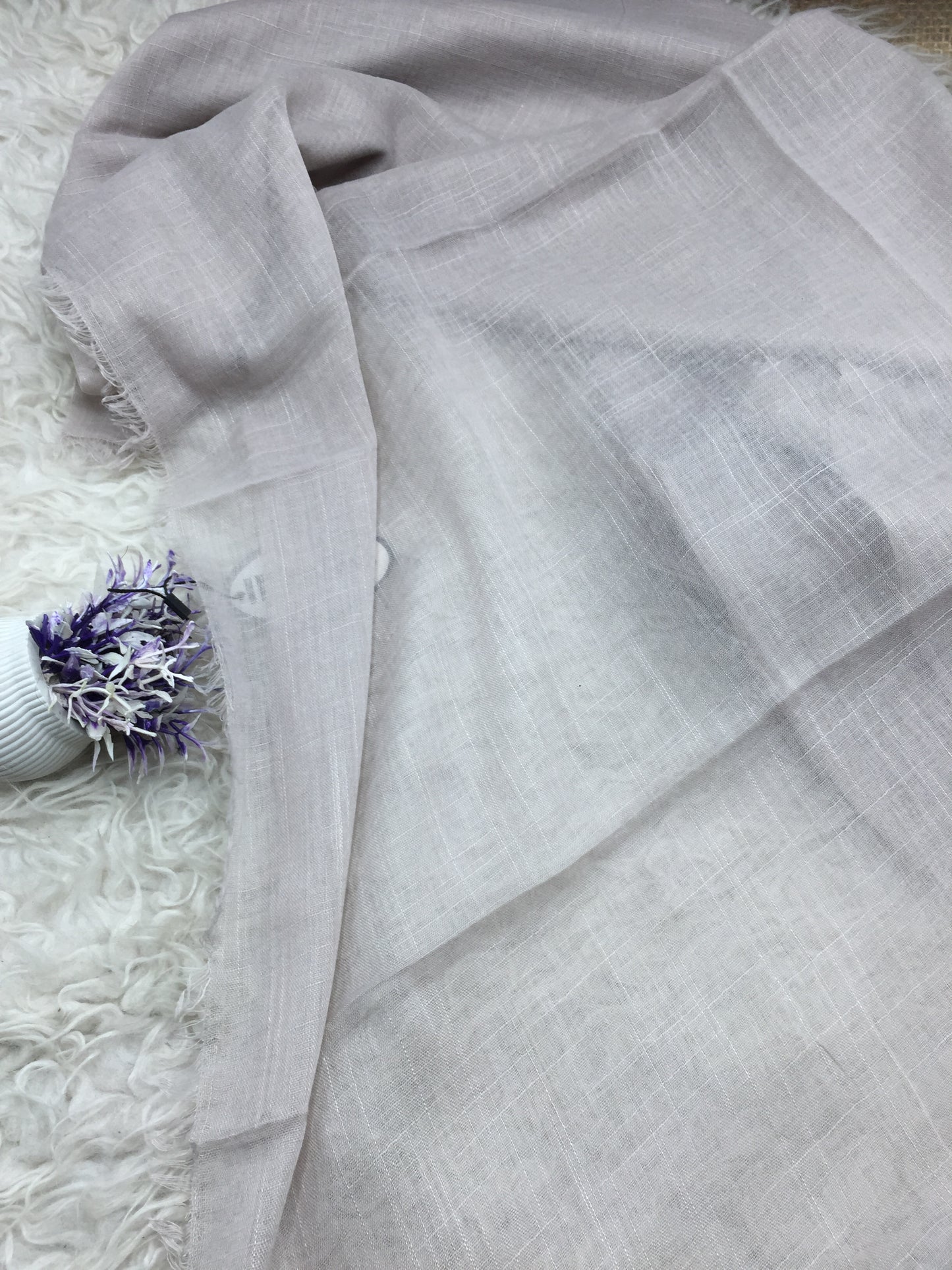 Slub Lawn Soft Stole