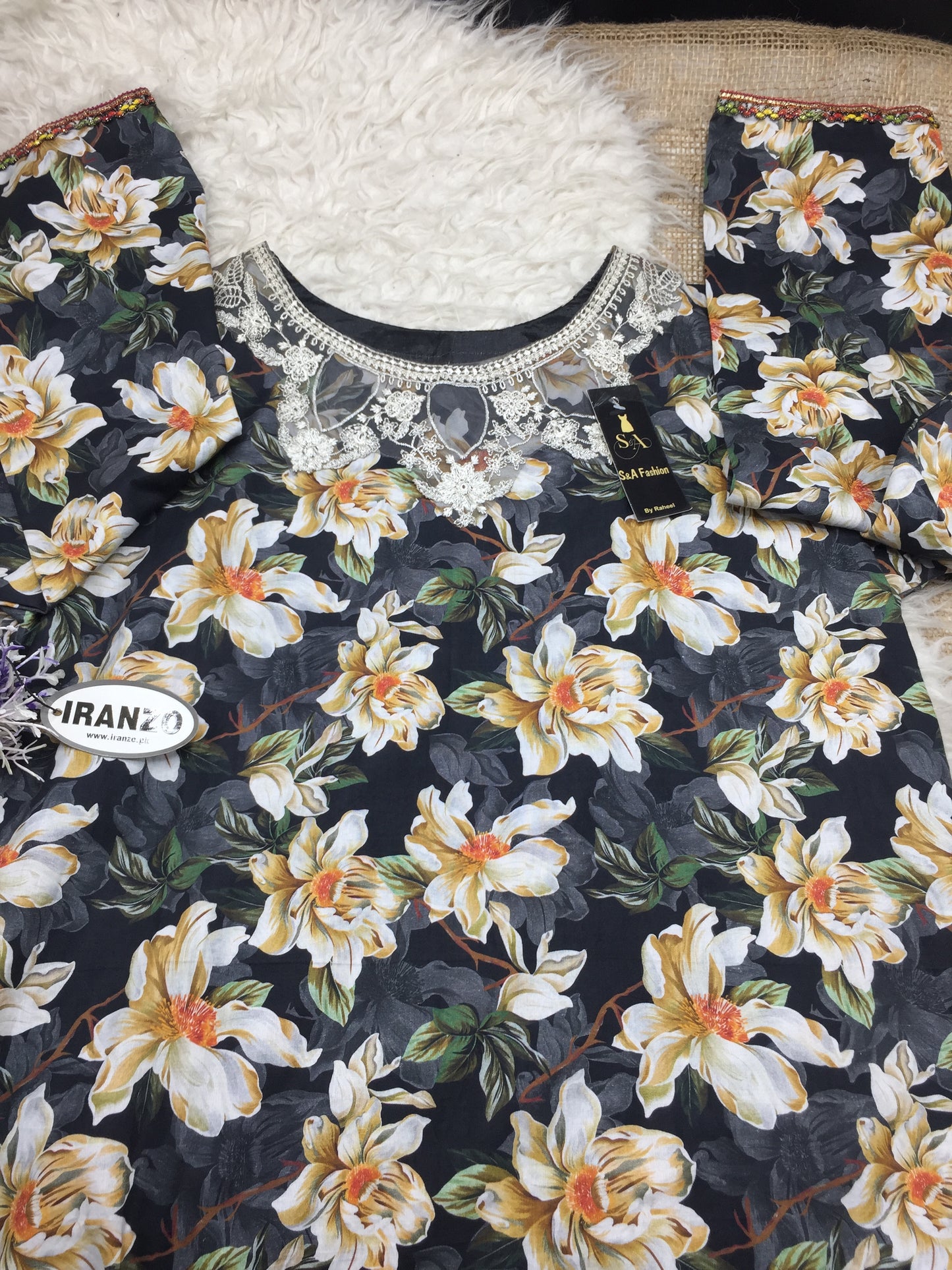 Two Piece Cotton Suit Medium Size