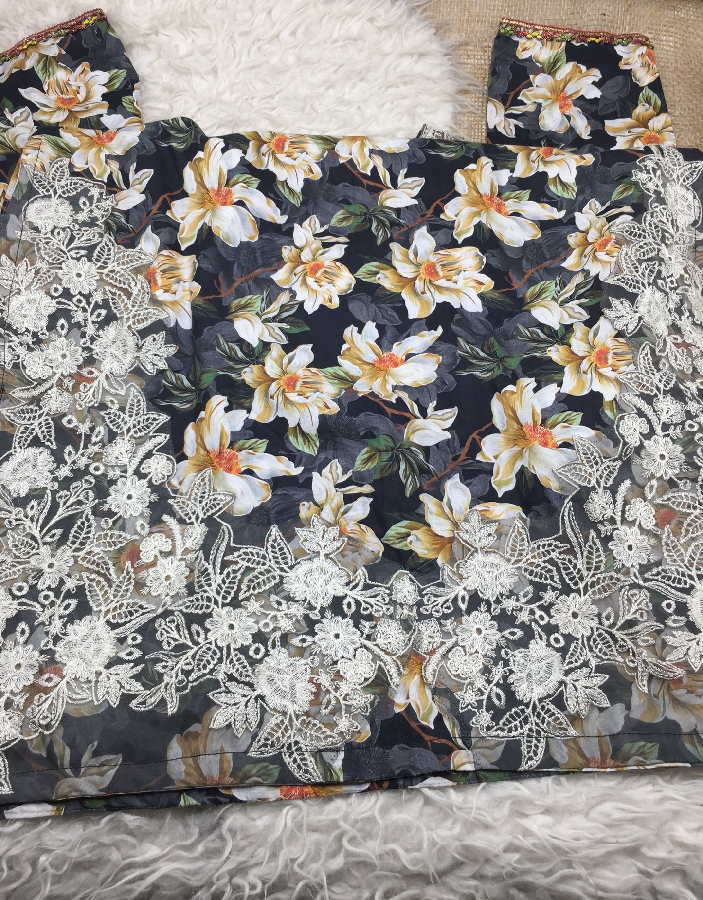Two Piece Cotton Suit Medium Size