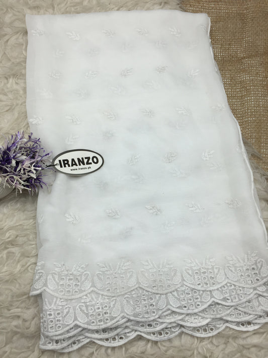 Embroidered Chiffon Dupatta