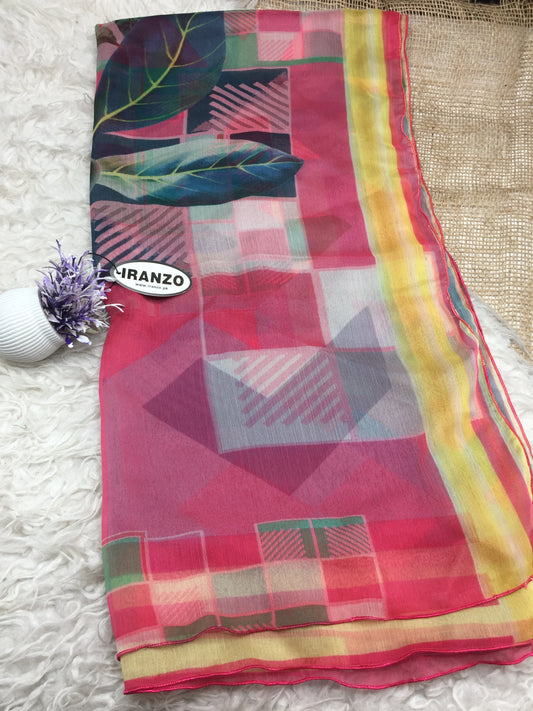 Matching chiffon dupatta