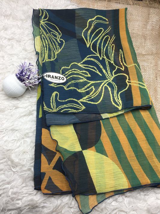 Matching chiffon dupatta