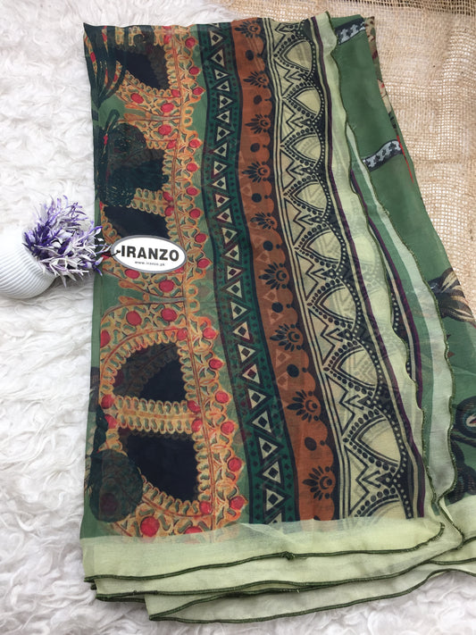 Matching chiffon dupatta