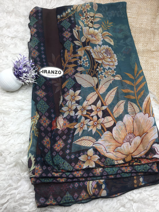 Matching chiffon dupatta