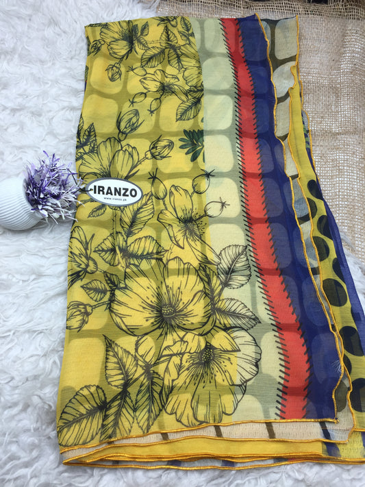 Matching chiffon dupatta