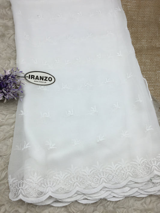 Embroidered Chiffon Dupatta