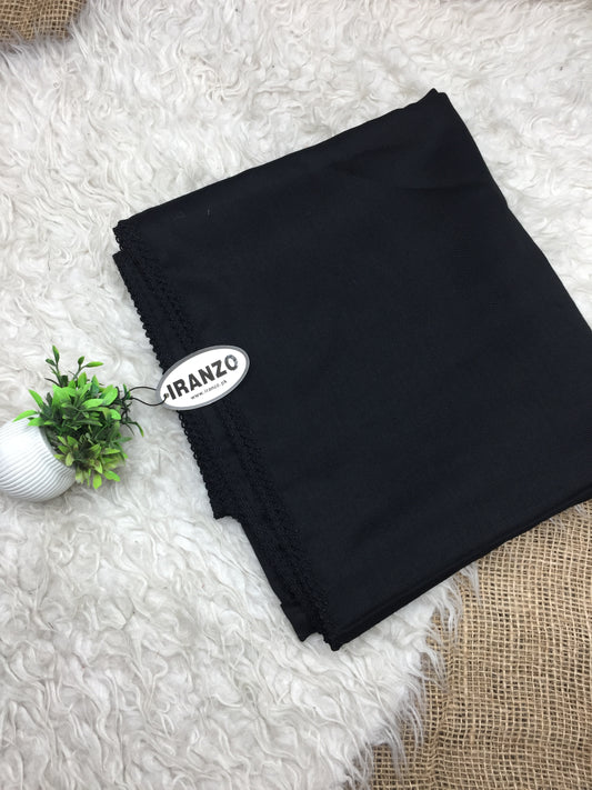 Plain Winter Shawl with Four Sided Border Pico