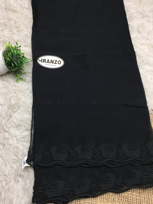 Embroidered Chiffon Dupatta