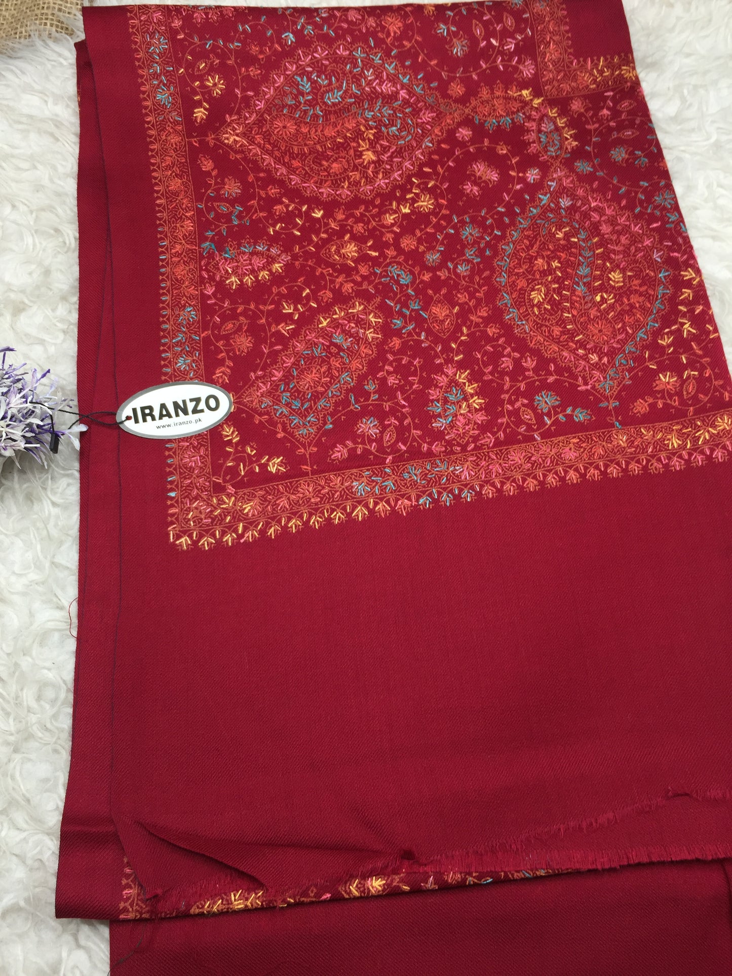 Wool Heavy Shawl Three Piece