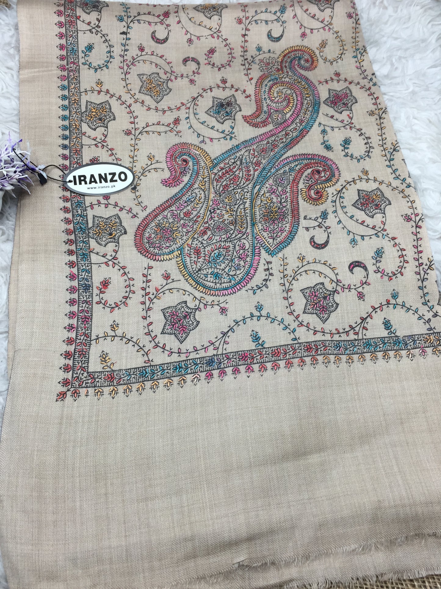 Wool Heavy Shawl Three Piece