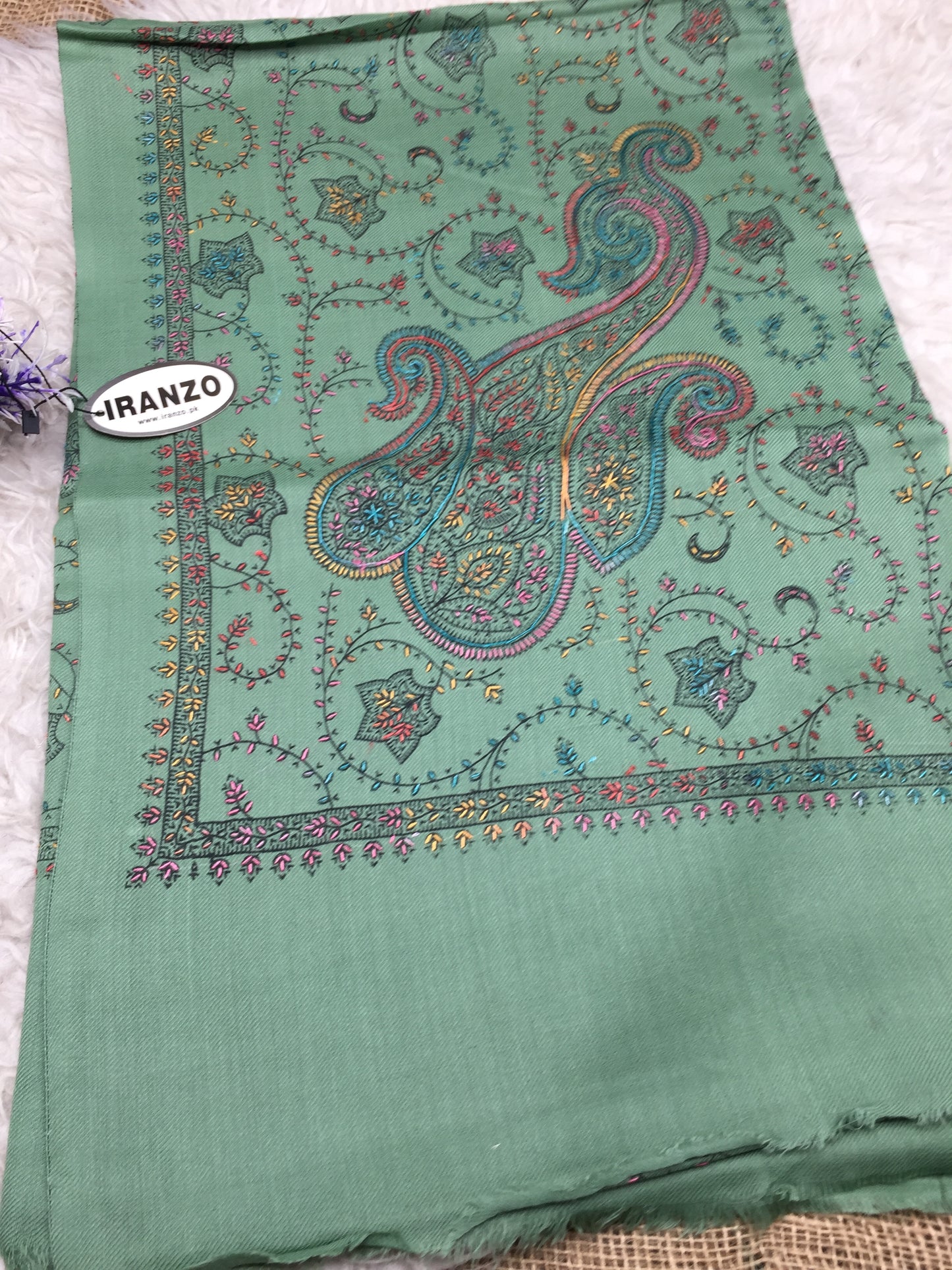 Wool Heavy Shawl Three Piece