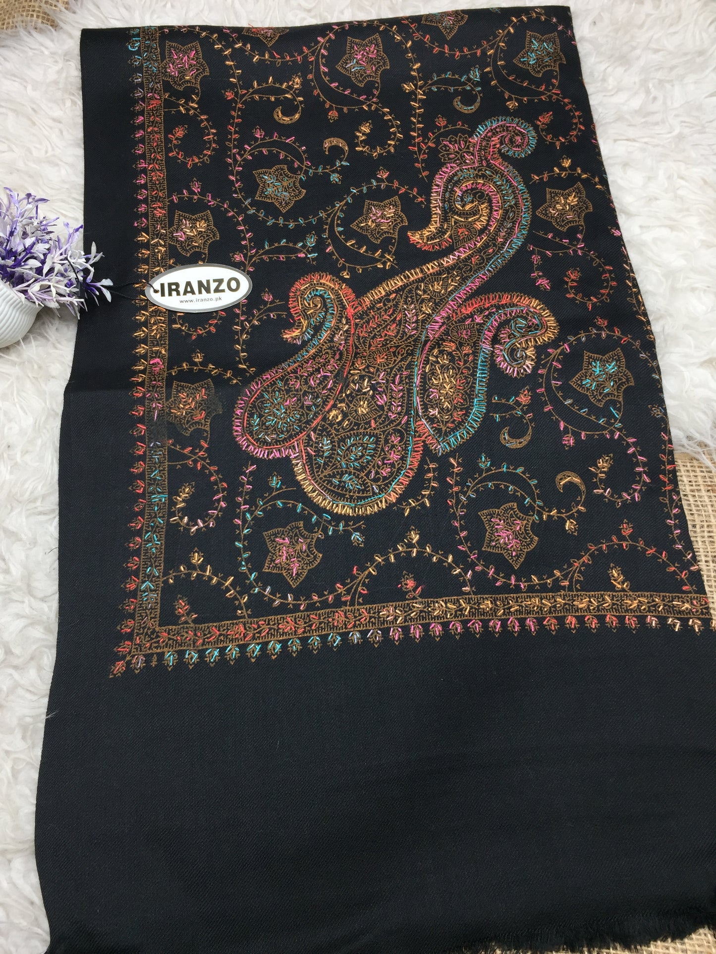 Wool Heavy Shawl Three Piece