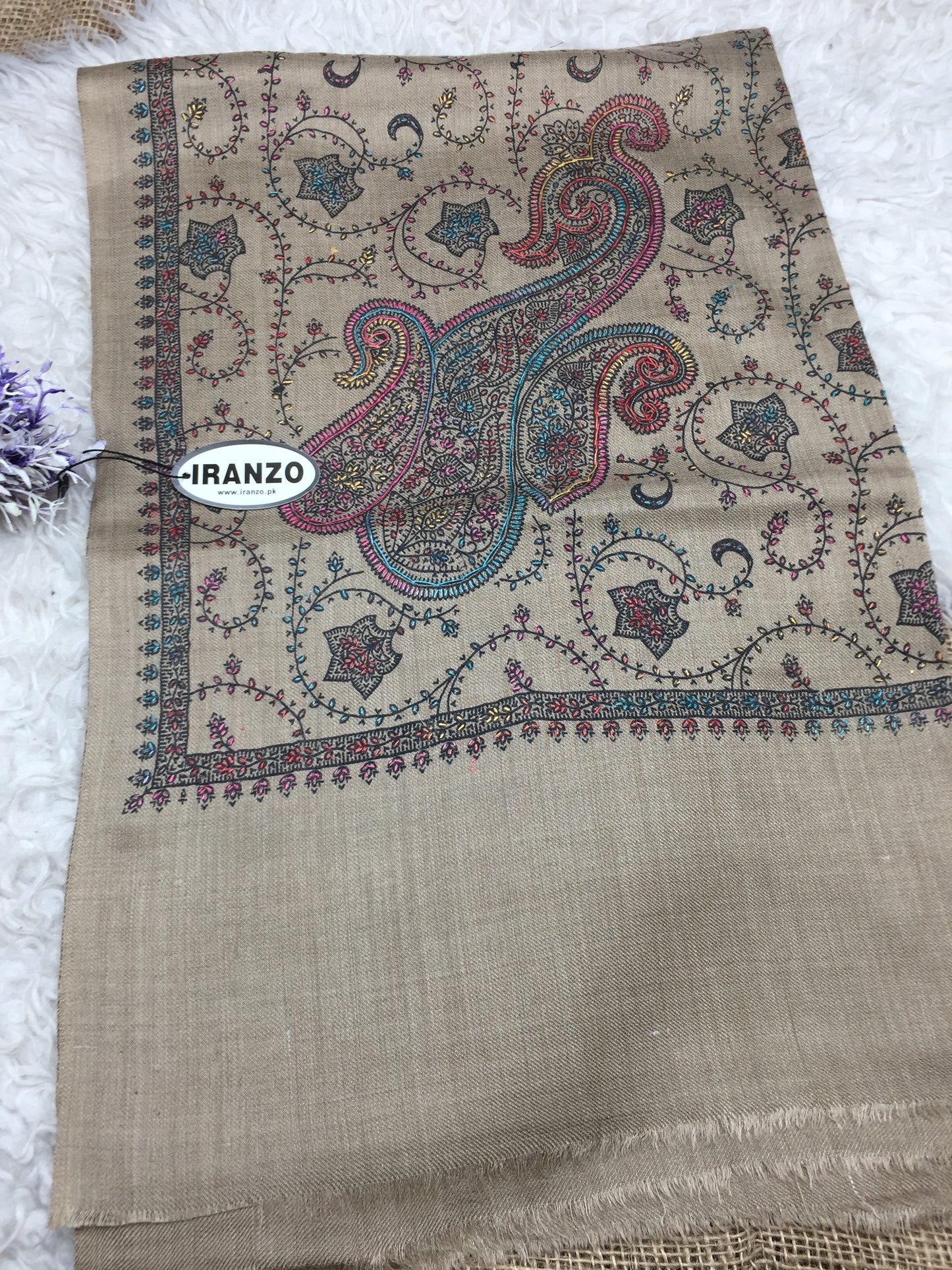 Wool Heavy Shawl Three Piece