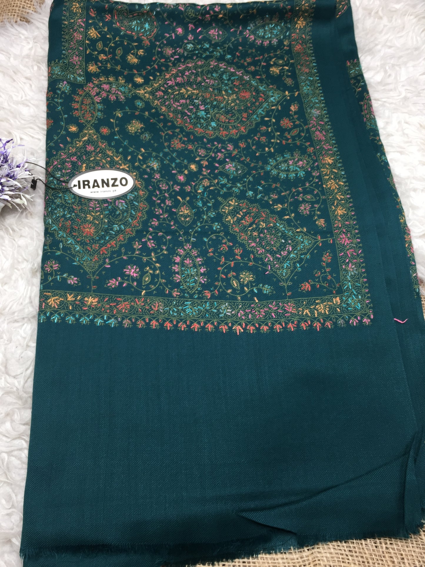 Wool Heavy Shawl Three Piece