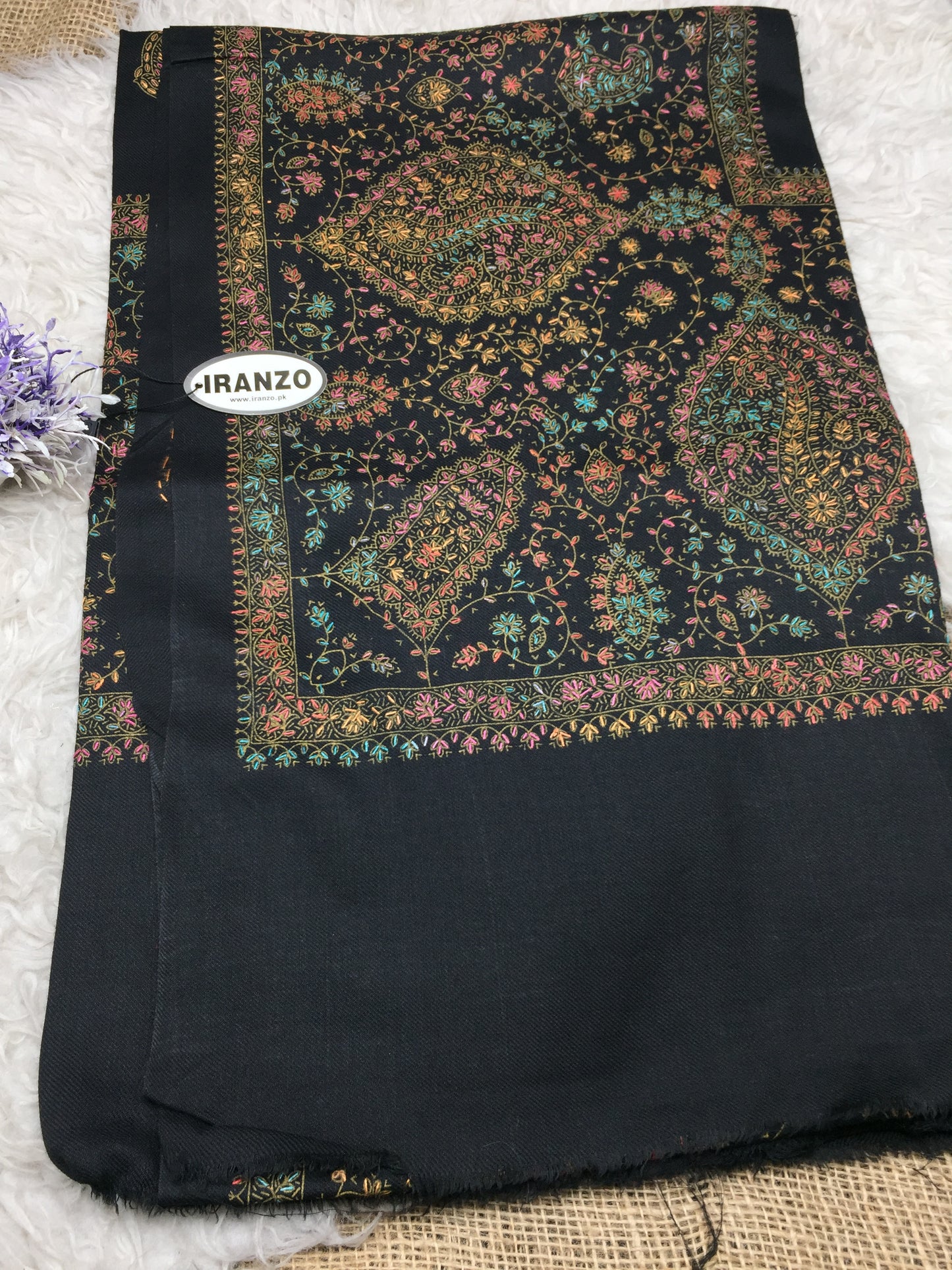 Wool Heavy Shawl Three Piece
