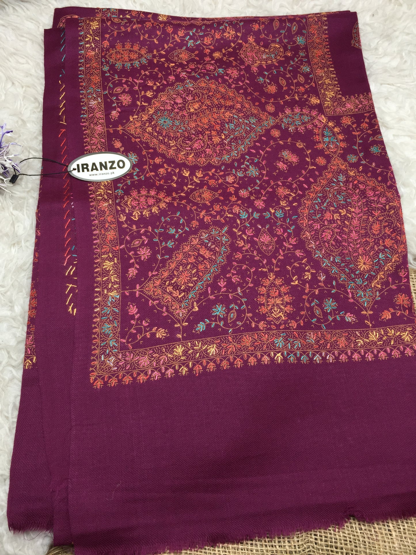 Wool Heavy Shawl Three Piece