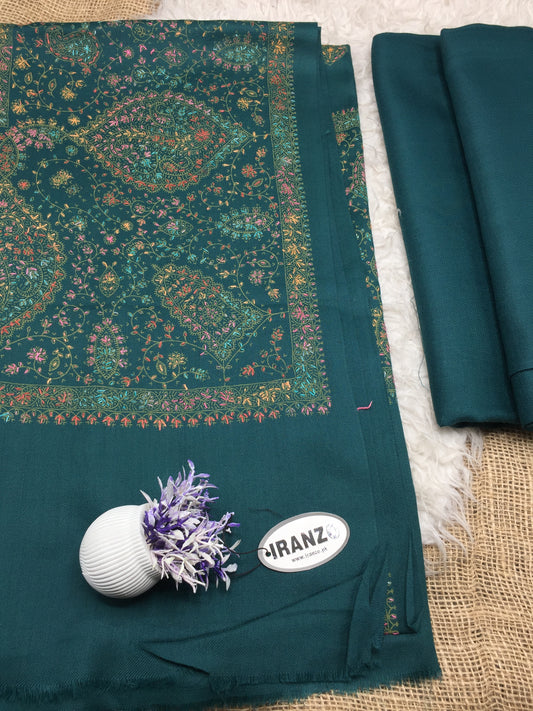 Wool Heavy Shawl Three Piece