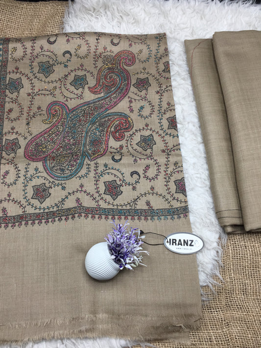 Wool Heavy Shawl Three Piece