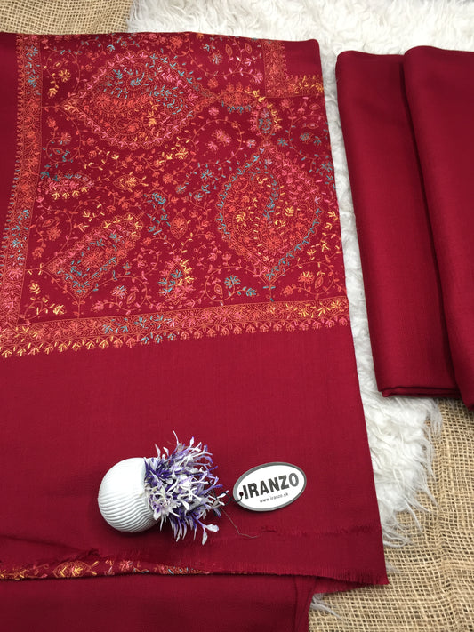 Wool Heavy Shawl Three Piece