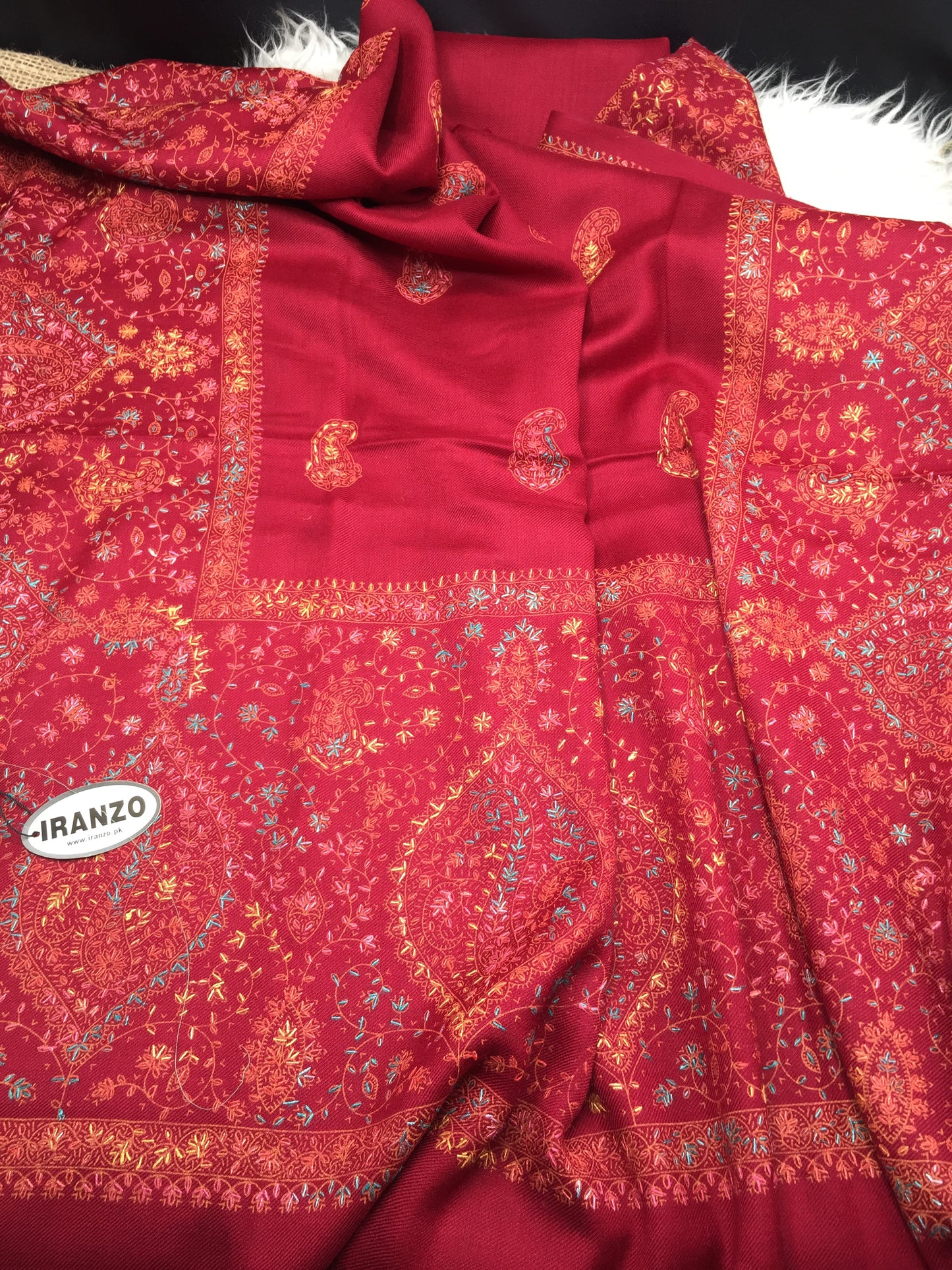 Wool Heavy Shawl Three Piece