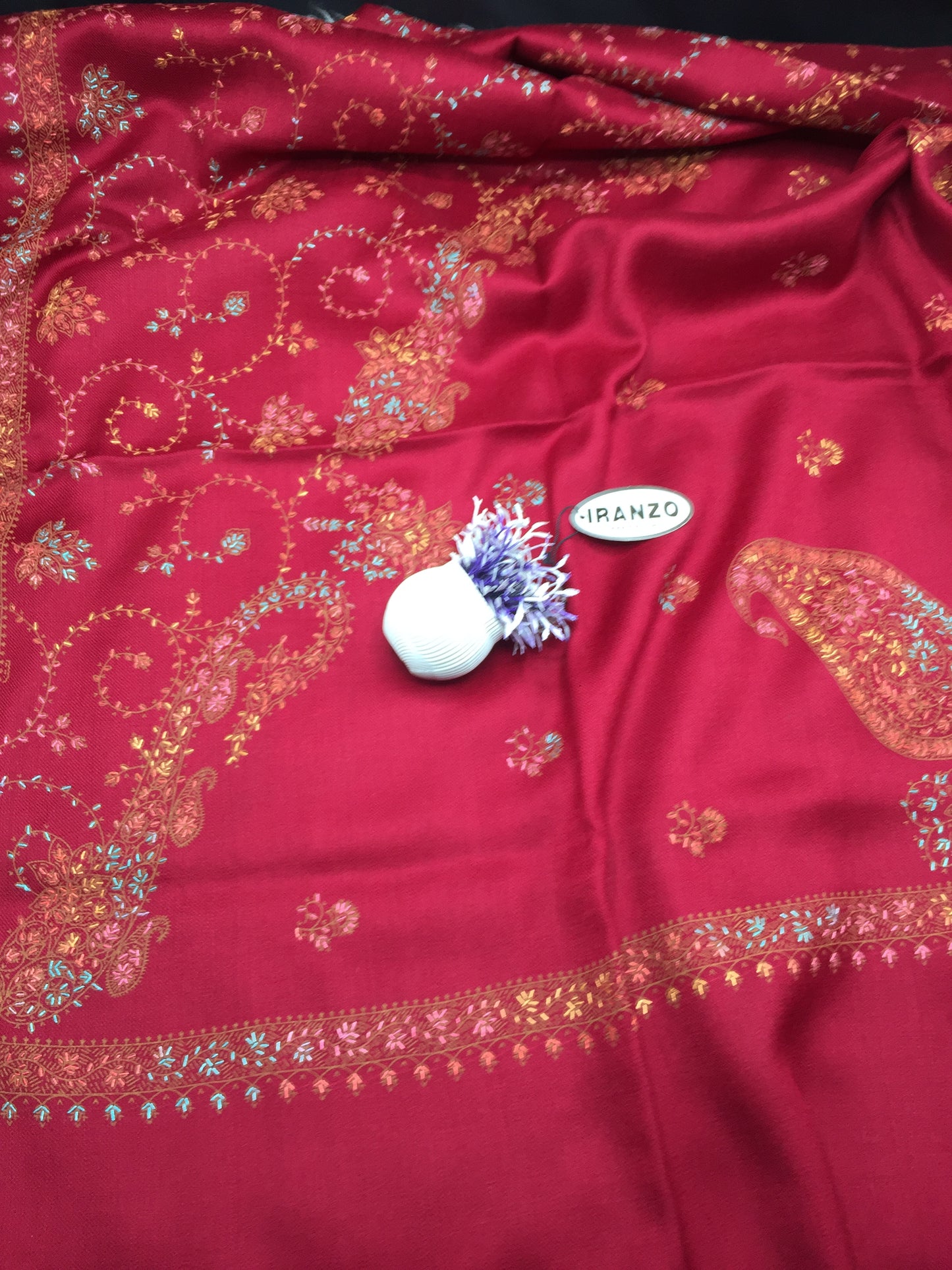 Hand Embroidered Winter Stole