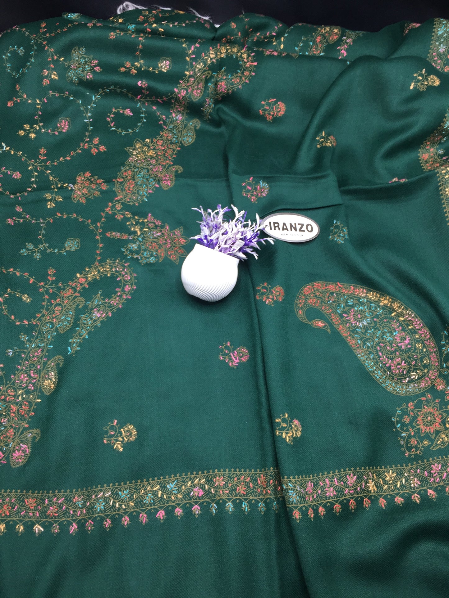 Hand Embroidered Winter Stole