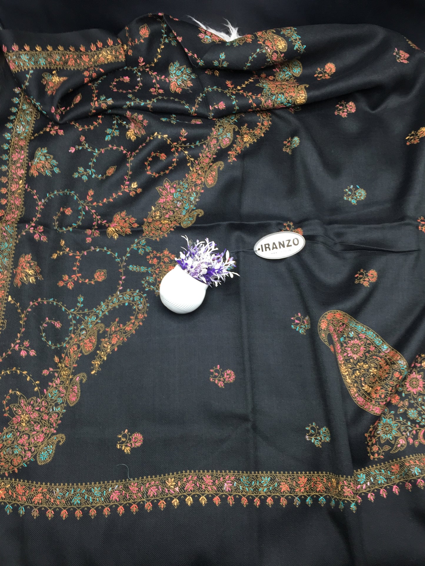 Hand Embroidered Winter Stole