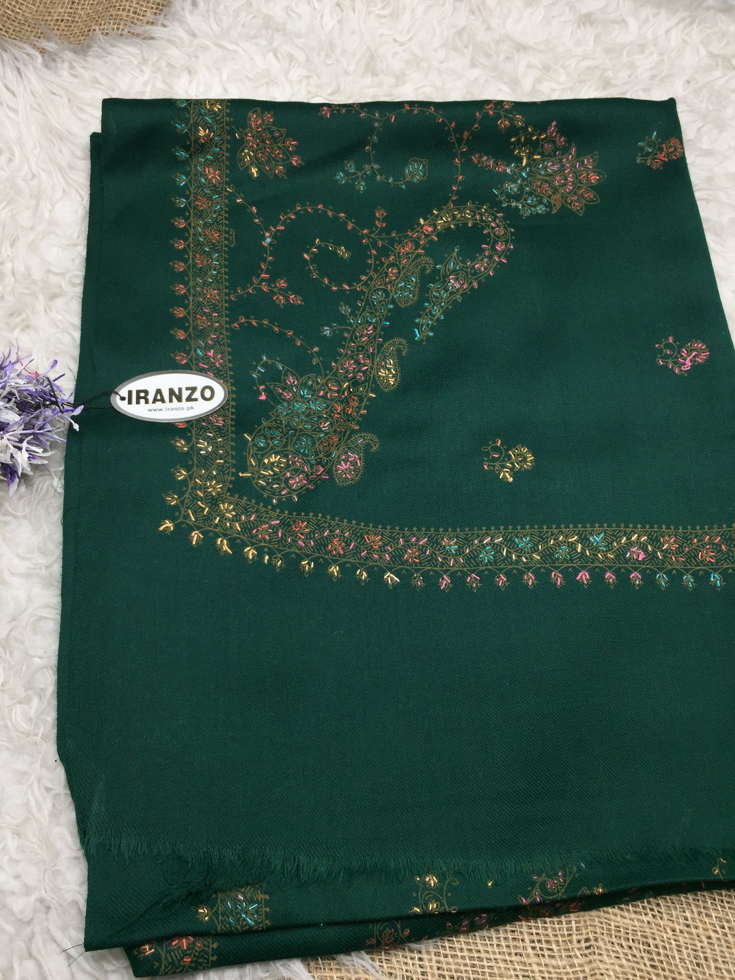 Hand Embroidered Winter Stole