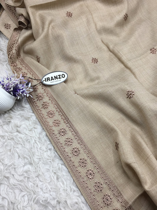 Embroidered Winter Shawl