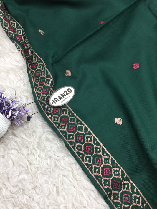 Embroidered Winter Shawl