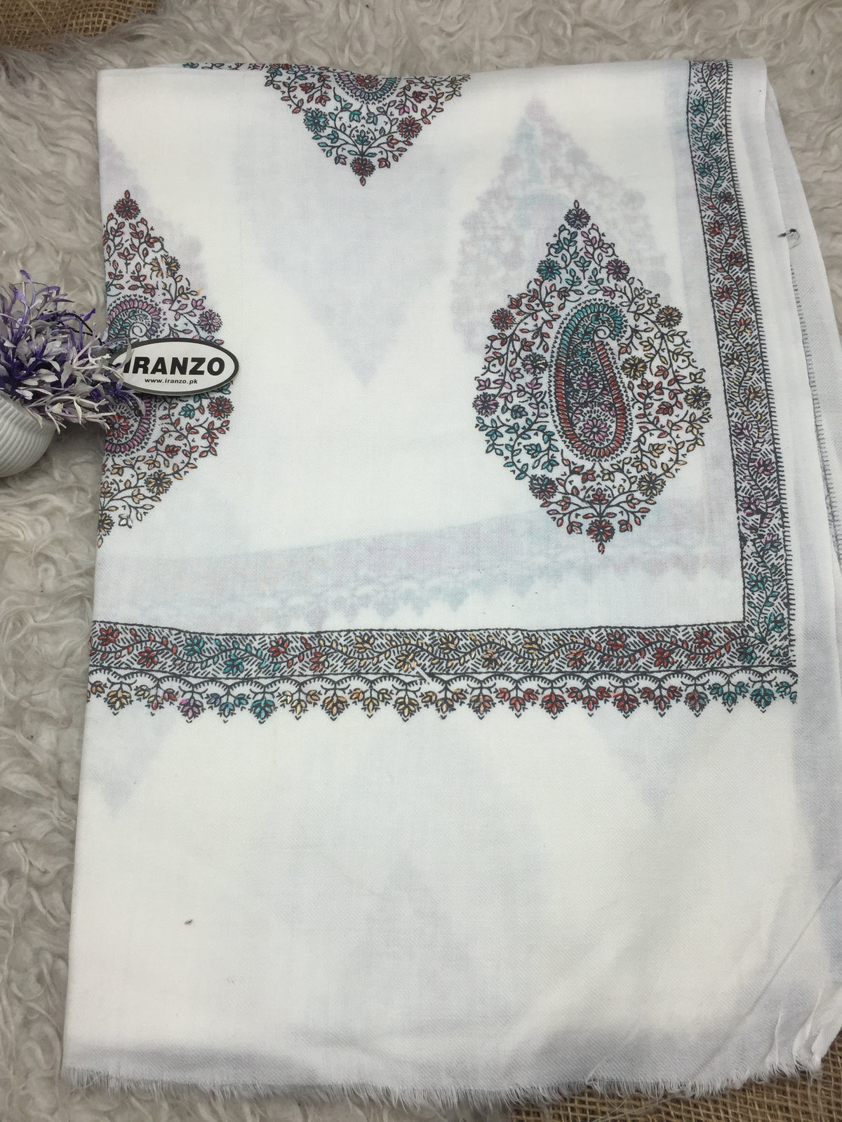 Hand Embroidered Winter Stole NWS
