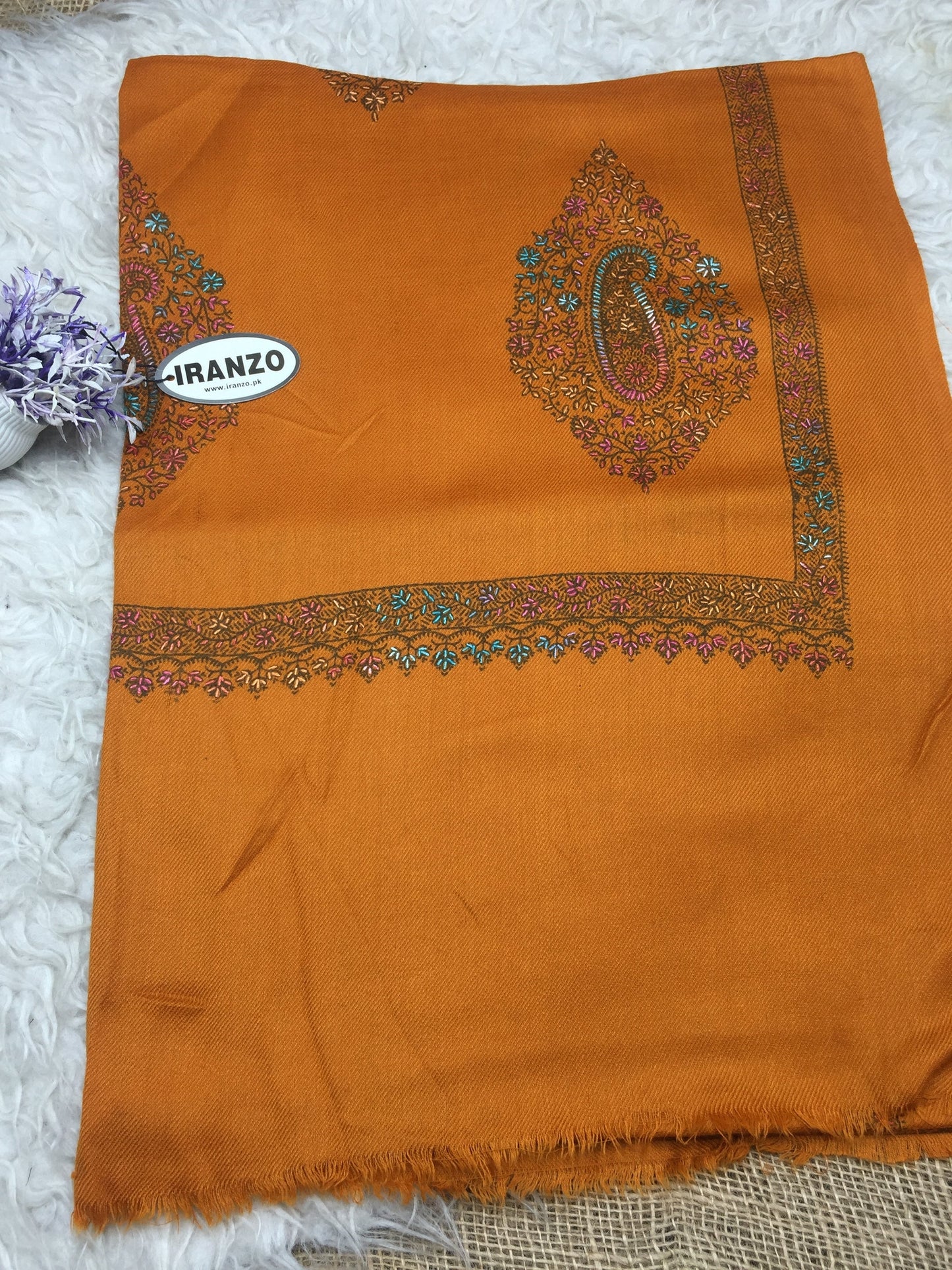 Hand Embroidered Winter Stole NWS