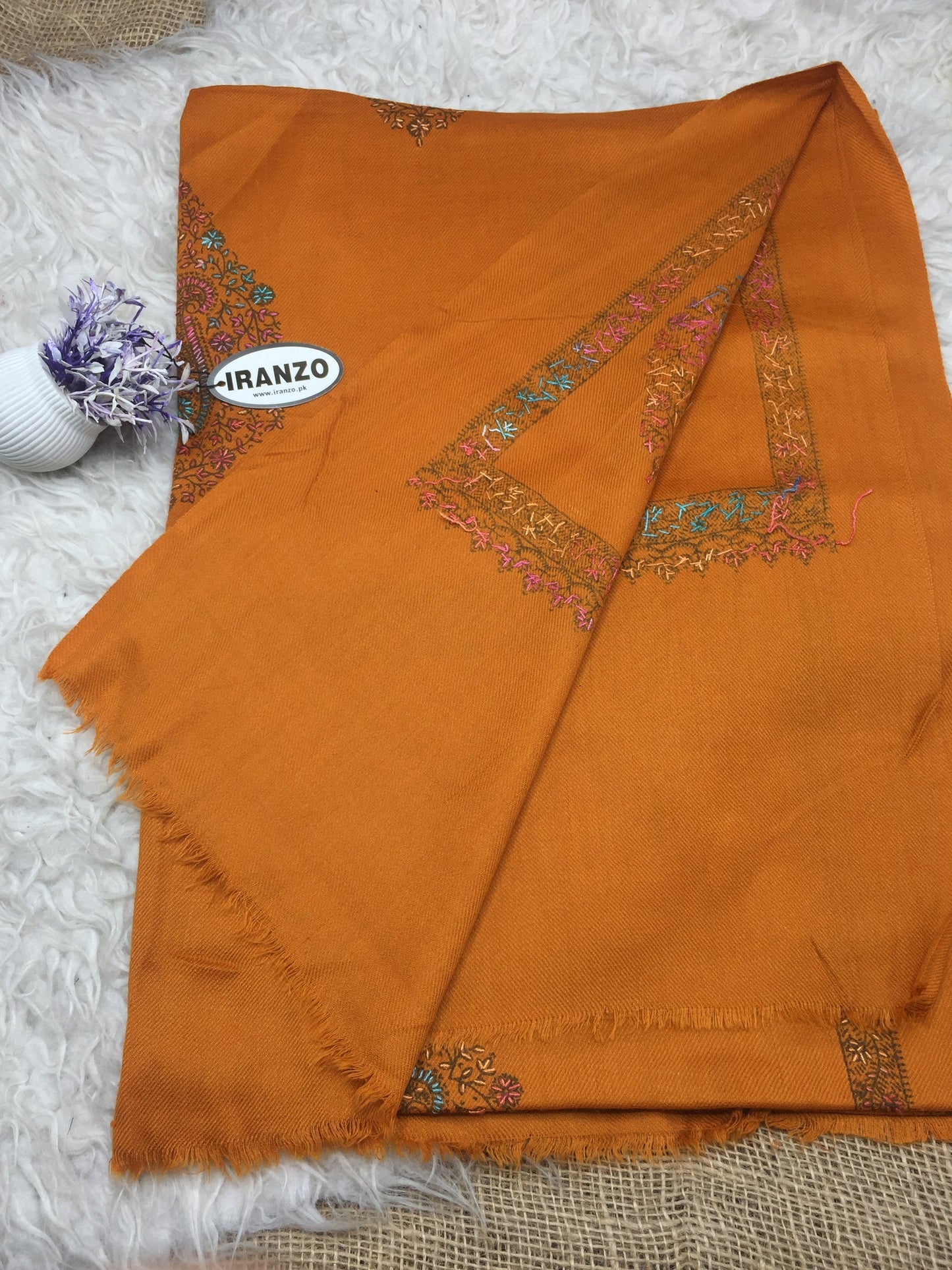 Hand Embroidered Winter Stole NWS