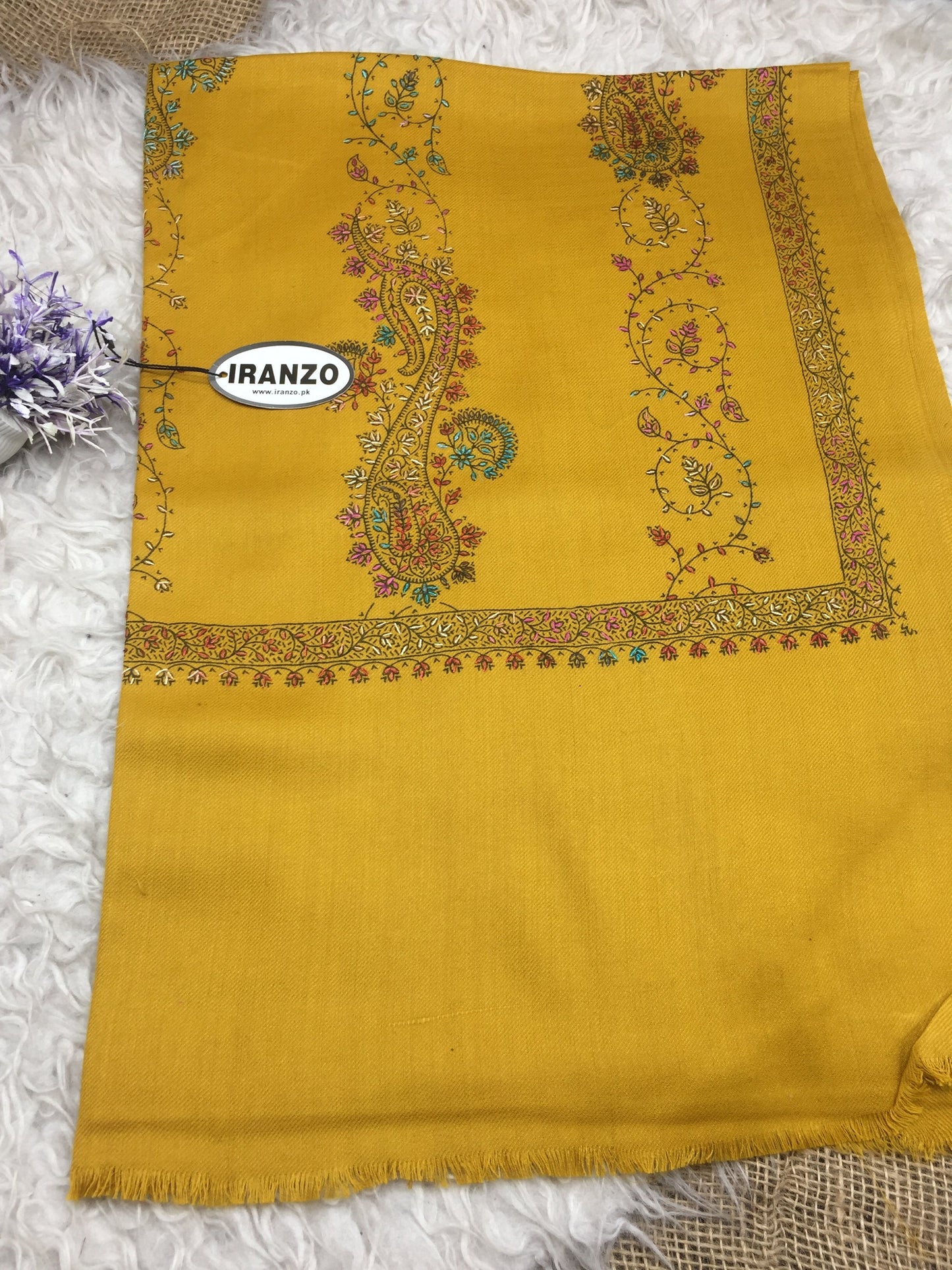 Hand Embroidered Winter Stole NWS