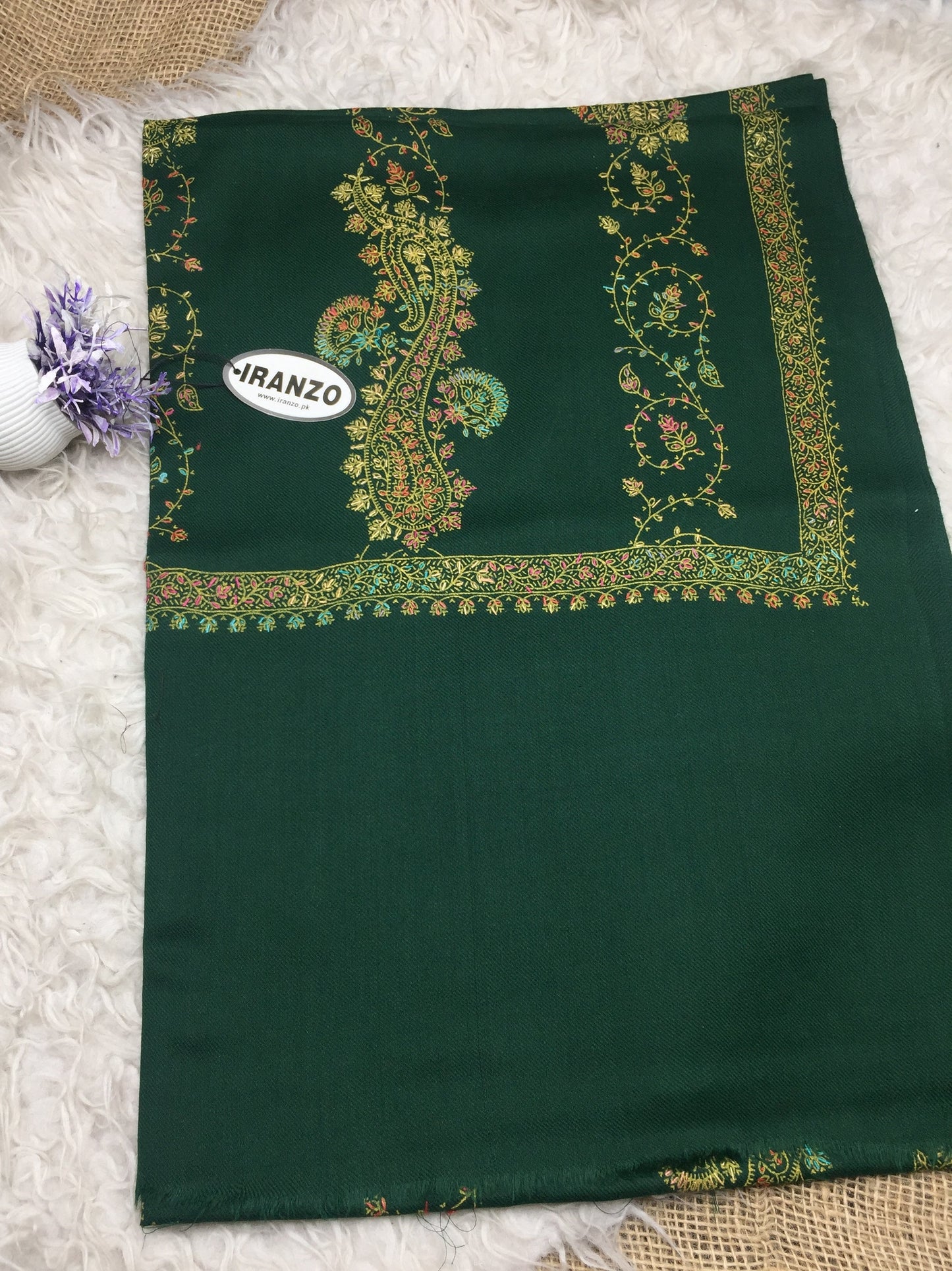 Hand Embroidered Winter Stole NWS